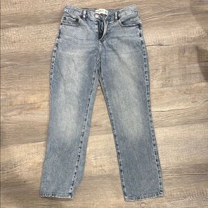 Abercrombie & Fitch Boys Blue Straight Leg Jeans Classic Style Size 13/14